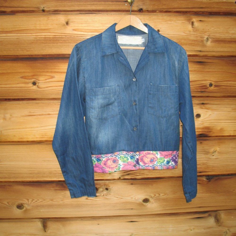 Jen’s Pirate Booty Chambray Top Shacket